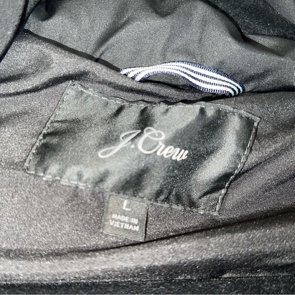 J Crew Black Puffer Jacket Size L - Picture 2 of 8